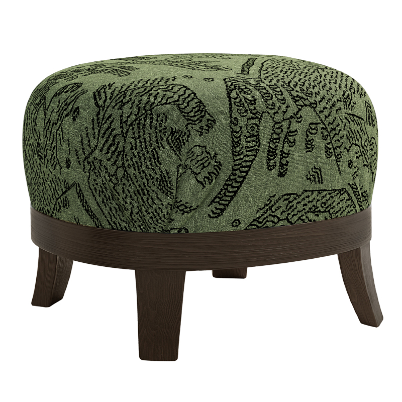 Пуф Turin Green Зеленый Коричневый в Тюмени | Loft Concept 