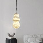 Подвесной светильник с фигурными плафонами Stone Triad варинант исполнения - 7 | Loft Concept в Тюмени