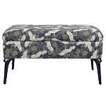 Банкетка с принтом из журавлей Crane варинант исполнения - 1 | Loft Concept в Тюмени