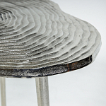 Металлический кофейный столик Puddle Silver варинант исполнения - 2 | Loft Concept в Тюмени