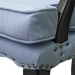 Кресло Aubrey Classical Armchair blue flax варинант исполнения - 4 | Loft Concept в Тюмени
