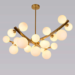 Люстра подвесная фигурная с белыми лампами в форме шара Felicitat варинант исполнения - 4 | Loft Concept в Тюмени
