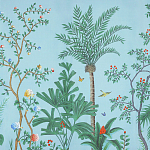 Обои ручная роспись Amazonia Duck Egg варинант исполнения - 3 | Loft Concept в Тюмени