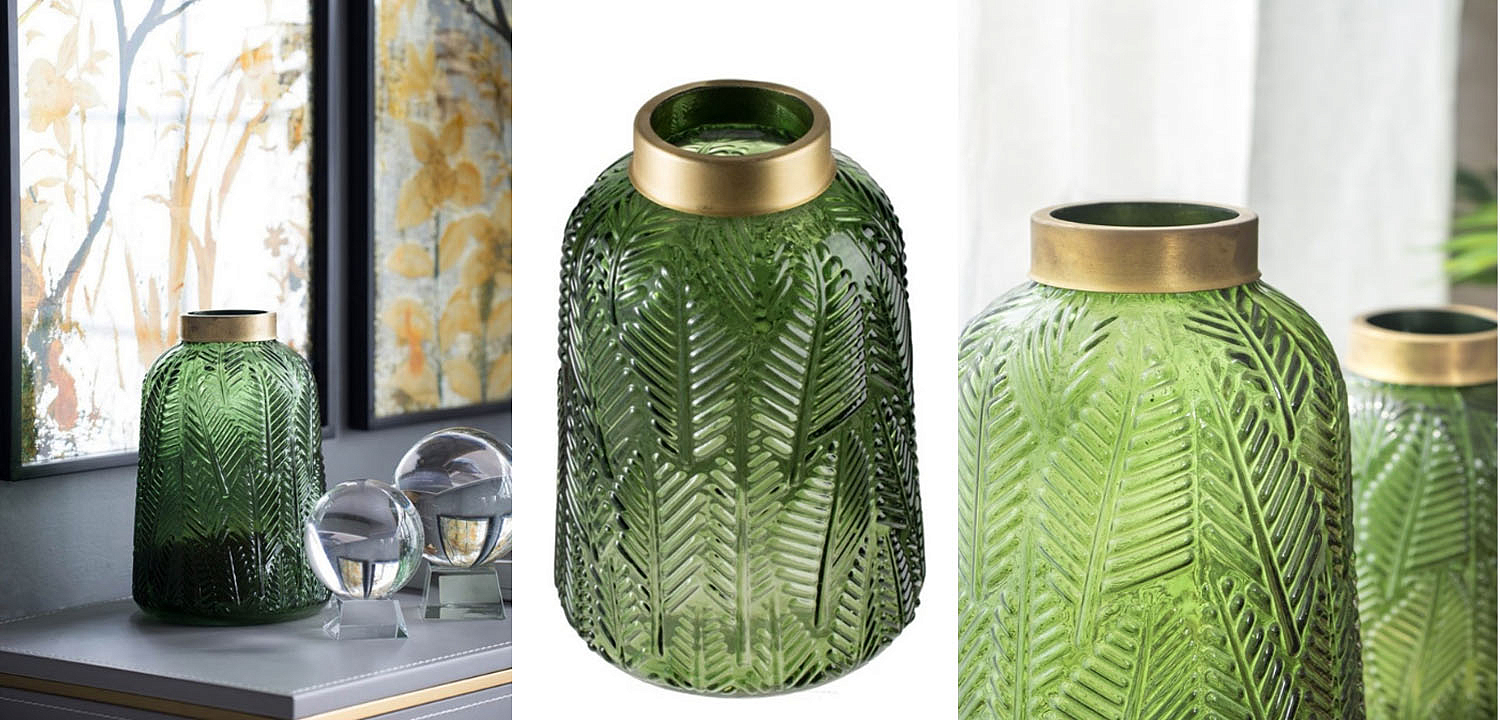 Ваза Green Vase Golden Throat high Ваза Green Vase Golden Throat high - Loft-Concept в Тюмени