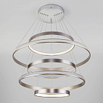 Люстра Light Ring Vertical Silver 5 колец серебро варинант исполнения - 3 | Loft Concept в Тюмени