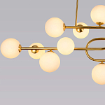 Люстра подвесная с белыми лампами в форме шара Flute варинант исполнения - 3 | Loft Concept в Тюмени