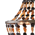 Люстра каплевидной формы с подвесками в виде декоративных бусин Flat Beads варинант исполнения - 1 | Loft Concept в Тюмени