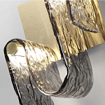 Бра волнистой формы из фактурного стекла Wave варинант исполнения - 4 | Loft Concept в Тюмени