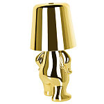 Настольная лампа фигурная золотого цвета с гладким абажуром Высота 19 см Sophia варинант исполнения - 6 | Loft Concept в Тюмени