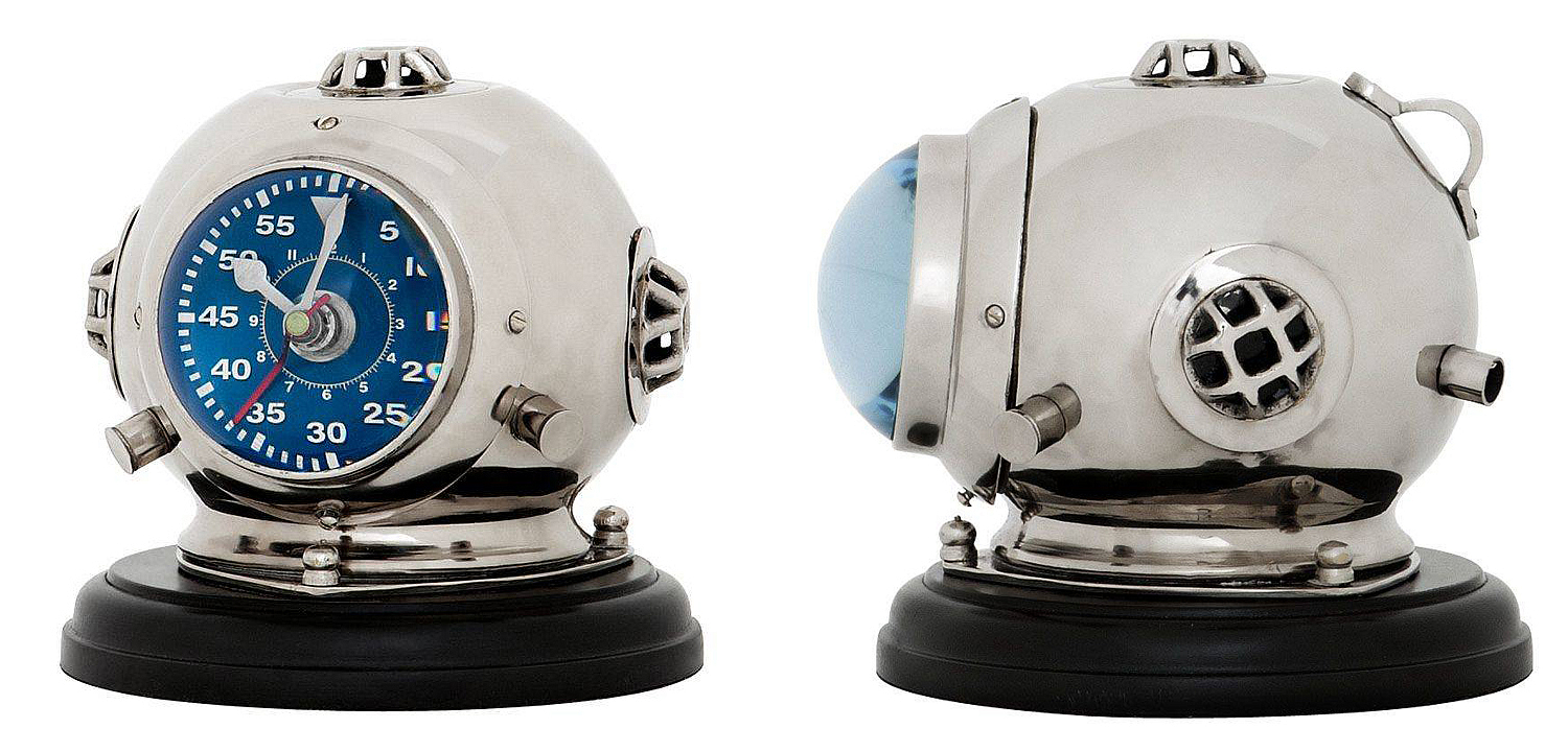 Часы Eichholtz Clock Diving Helmet Odyssey Часы Eichholtz Clock Diving Helmet Odyssey - Loft-Concept в Тюмени