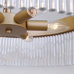 Люстра подвесная круглая со стеклянными трубками Nembus варинант исполнения - 3 | Loft Concept в Тюмени