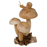 Статуэтка из дерева улитка Animals of the World варинант исполнения - 4 | Loft Concept в Тюмени