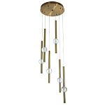 Каскадная люстра Celestin Spheres Brass Chandelier варинант исполнения - 1 | Loft Concept в Тюмени