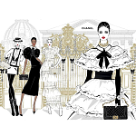 Megan Hess. Elegance варинант исполнения - 4 | Loft Concept в Тюмени