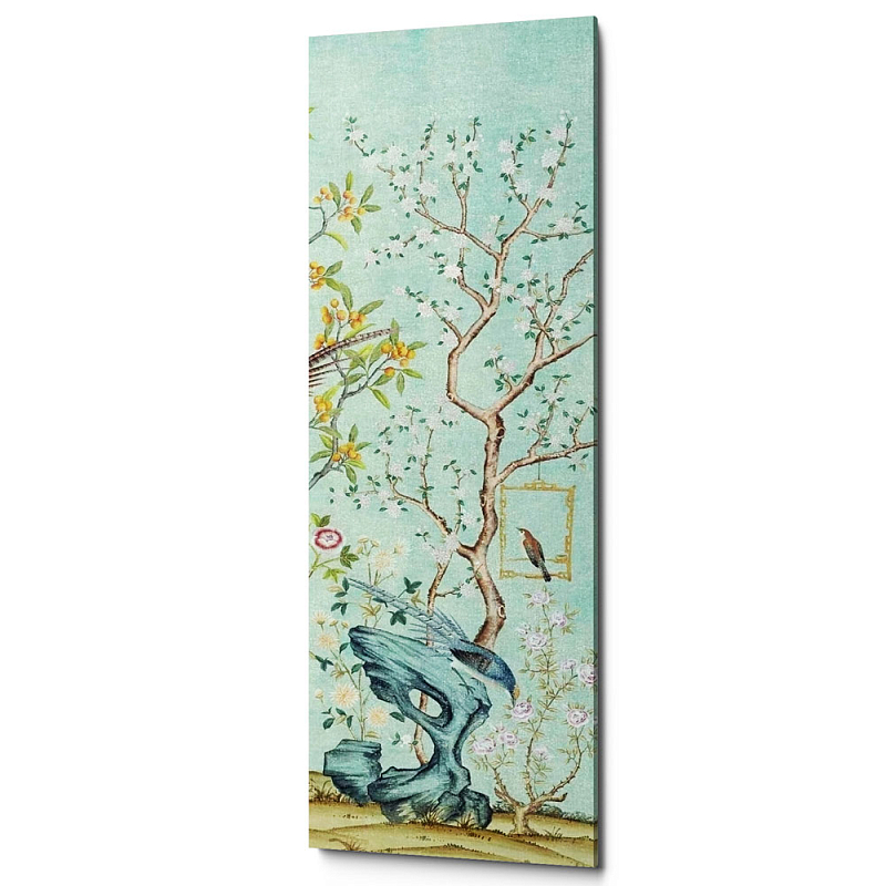 Постер Blue Chinoiserie 5 Голубой пастельный в Тюмени | Loft Concept 