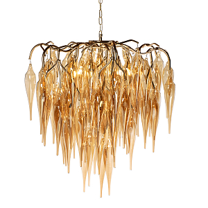 Подвесная люстра с ветвистым каркасом Sconce Caramel