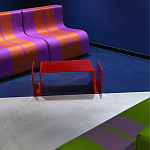 Дизайнерский кофейный стол Poltronova T01 Red Coffee Table варинант исполнения - 3 | Loft Concept в Тюмени