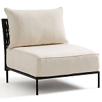 Уличное кресло Alaric Armchair Black варинант исполнения - 1 | Loft Concept в Тюмени