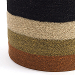 Плетеная корзина в полоску Iweala Wicker Basket варинант исполнения - 2 | Loft Concept в Тюмени