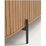 Буфет высокий из дерева манго и металла с открытыми полками и 2-мя дверцами Toinette варинант исполнения - 4 | Loft Concept в Тюмени