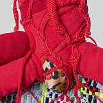 Настенный ковер разноцветный из одежды Heart варинант исполнения - 4 | Loft Concept в Тюмени