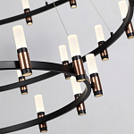 Люстра подвесная с тремя круглыми ярусами и цилиндрическими плафонами Arnaut Light варинант исполнения - 5 | Loft Concept в Тюмени