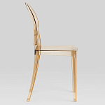 Прозрачный стул с янтарным оттенком LOUIS GHOST CHAIR варинант исполнения - 2 | Loft Concept в Тюмени