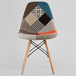 Стул с обивкой в технике пэчворк DSW варинант исполнения - 2 | Loft Concept в Тюмени