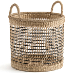 Круглая плетеная корзина Renee Wicker Basket варинант исполнения - 1 | Loft Concept в Тюмени