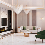 Бра с подвесками из рифленного стекла в форме капель Textured Glass варинант исполнения - 4 | Loft Concept в Тюмени