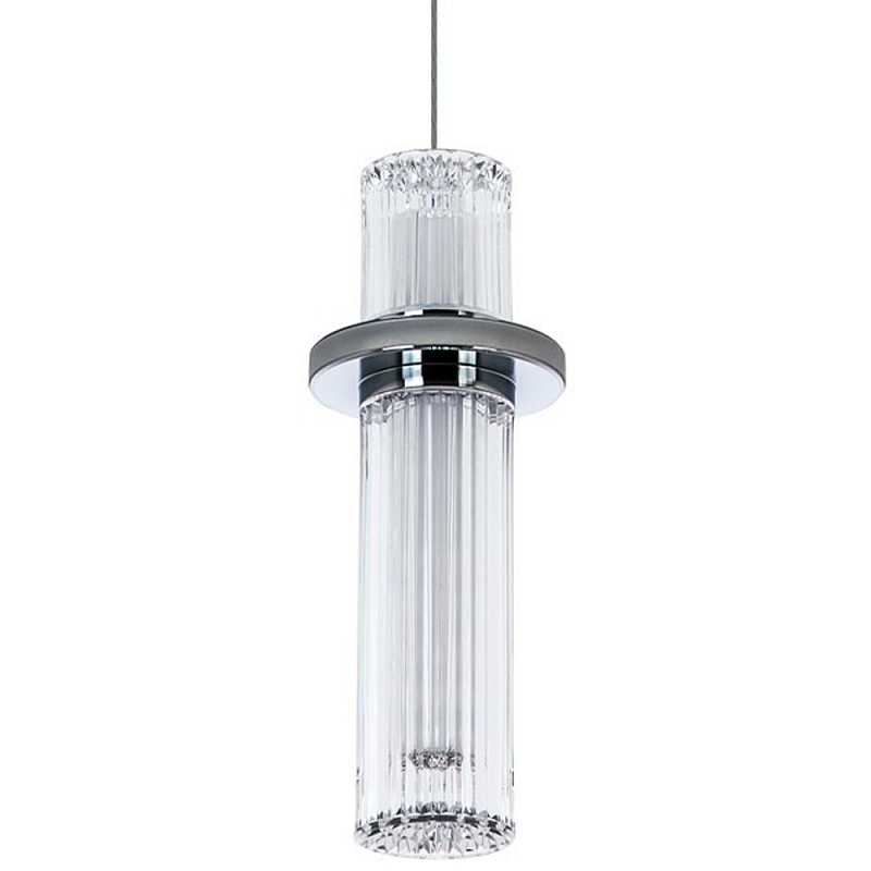 Подвесной светильник хром Odile Acrylic Tube Hanging Lamp Chrome Прозрачный Хром Подвесной светильник хром Odile Acrylic Tube Hanging Lamp Chrome Прозрачный Хром в Тюмени | Loft Concept