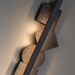 Бра вертикальное с черными кругами и квадратами Gravyura варинант исполнения - 2 | Loft Concept в Тюмени