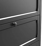 Комод с 3-мя ящиками черный Silva Black Chest of Drawers варинант исполнения - 5 | Loft Concept в Тюмени