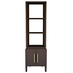 Этажерка Primo с тумбой шпон темный орех варинант исполнения - 1 | Loft Concept в Тюмени