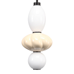 Подвесной светильник фигурный с керамическими элементами Light Fragrant варинант исполнения - 4 | Loft Concept в Тюмени