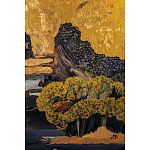 Кофейный стол с японским пейзажем Bohemia coffee table  варинант исполнения - 6 | Loft Concept в Тюмени