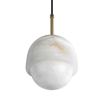 Подвесной светильник из белого алебастра Cryptocrystalline Stone варинант исполнения - 7 | Loft Concept в Тюмени