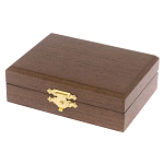 Визитница карманная металлическая с гравюрой Герба России в подарочной коробке Gold Metal Business Card Holders варинант исполнения - 4 | Loft Concept в Тюмени