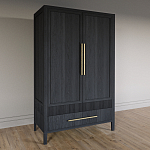 Шкаф платяной Primo с выдвижными ящиками шпон Светлый дуб варинант исполнения - 3 | Loft Concept в Тюмени