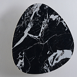 Бра треугольной формы из искусственного мрамора черного цвета Длина 47 см Ginger & Jagger варинант исполнения - 1 | Loft Concept в Тюмени