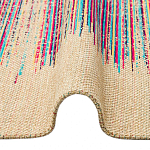 Ковер с геометрическим узором из комбинированного состава Full rhythm варинант исполнения - 2 | Loft Concept в Тюмени