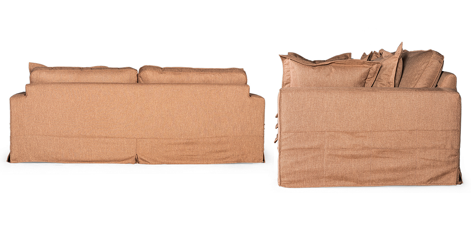Диван Evelyn Textile Brown Sofa Диван Evelyn Textile Brown Sofa - Loft-Concept в Тюмени