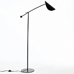 Торшер с поворотным плафоном Aracea Black Floor Lamp варинант исполнения - 13 | Loft Concept в Тюмени