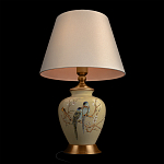 Настольная лампа бежевая с изображением птиц Slip Away варинант исполнения - 4 | Loft Concept в Тюмени