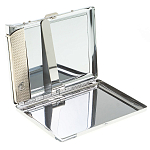 Портсигар на 10 сигарет с газовой зажигалкой из натурального камня Змеевик Светлый Stone Cigarettes Cases варинант исполнения - 2 | Loft Concept в Тюмени