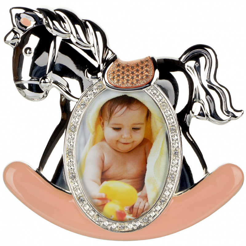 Фоторамка детская Childhood Corner Pony Серебристый Розовый Голубой Фоторамка детская Childhood Corner Pony Серебристый Розовый Голубой в Тюмени | Loft Concept