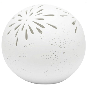 Керамическая настольная лампа White Flowers