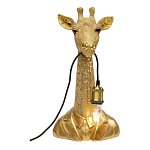 Настольная лампа в детскую Жираф в золотом костюме варинант исполнения - 2 | Loft Concept в Тюмени