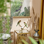 Подсвечник с двумя попугаями из фарфора на бронзовой ветке Eden Garden варинант исполнения - 6 | Loft Concept в Тюмени