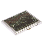 Портсигар с газовой зажигалкой из натурального камня Серафинит Stone Cigarettes Cases варинант исполнения - 1 | Loft Concept в Тюмени